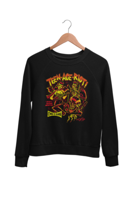 TEEN-AGE-RIOT SWEATSHIRT UNISEX by BY SOL RAC