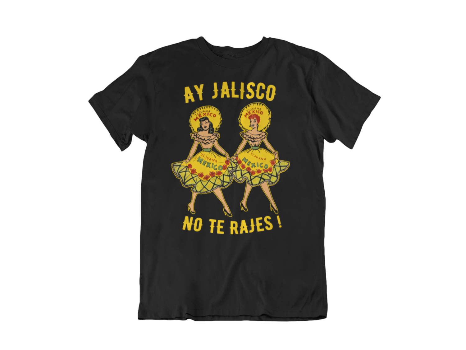 AY JALISCO T-SHIRT MAN, Colour: BLACK, Size: Large