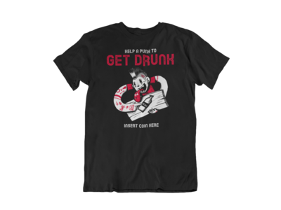 PUNK GET DRUNK T-SHIRT MAN