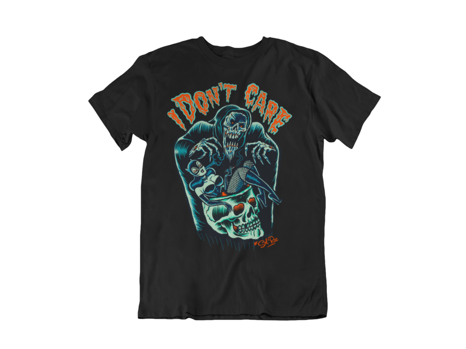 I DON´T CARE T-SHIRT MAN BY SOL RAC