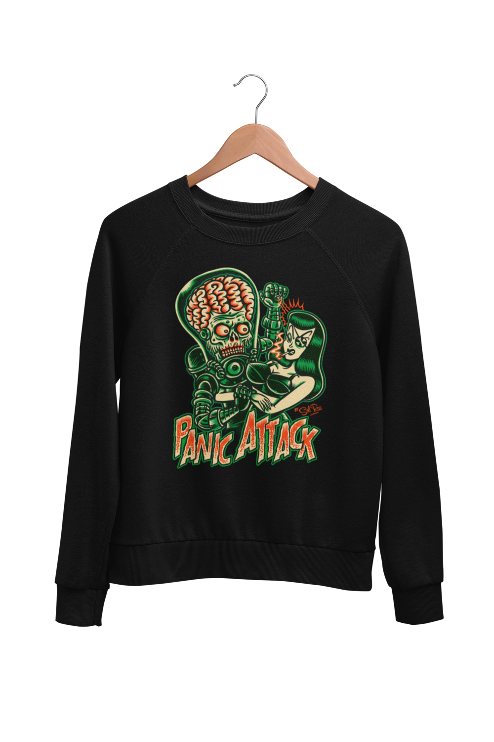 PANIC ATTACK ! SWEATSHIRT UNISEX by BY SOL RAC
