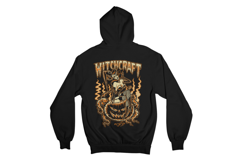 WITCHCRAFT HOODIE ZIP for WOMEN by SOL RAC