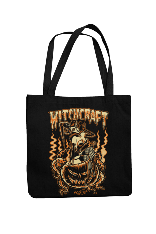 WITCHCRAFT Cotton Bag  logo design SOL RAC