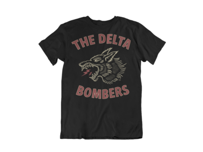 THE DELTA BOMBERS T-SHIRT &quot;RED WOLF&quot; for MEN