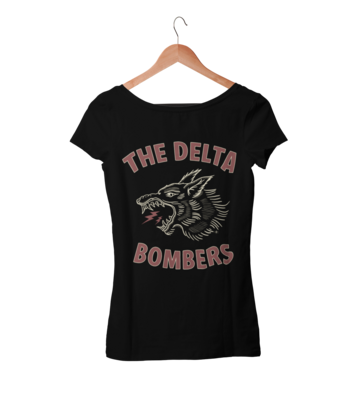 THE DELTA BOMBERS T-SHIRT &quot;RED WOLF&quot;  WOMEN