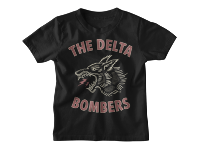 THE DELTA BOMBERS &quot;Red wolf&quot; T-SHIRT KIDS