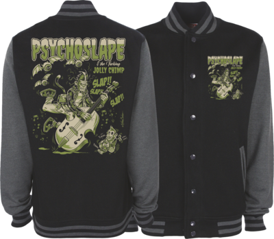 PSYCHOSLAPE VARSITY JACKET UNISEX BY NANO BARBERO