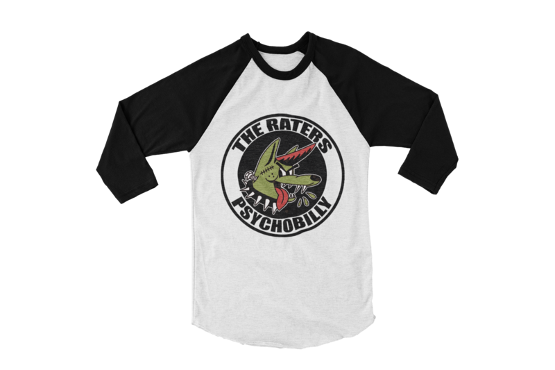 THE RATERS "Psychobilly" BASEBALL LONG SLEEVE  UNISEX