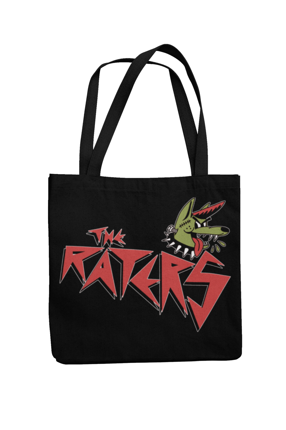 THE RATERS Cotton Bag  LOGO, Colour: Black