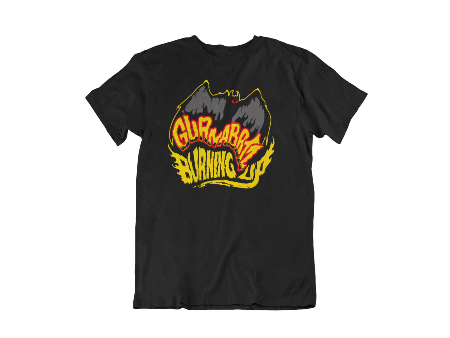 GUANA BATZ T-SHIRT &quot;BURNING UP&quot; for MEN, Colour: BLACK, Size: Small