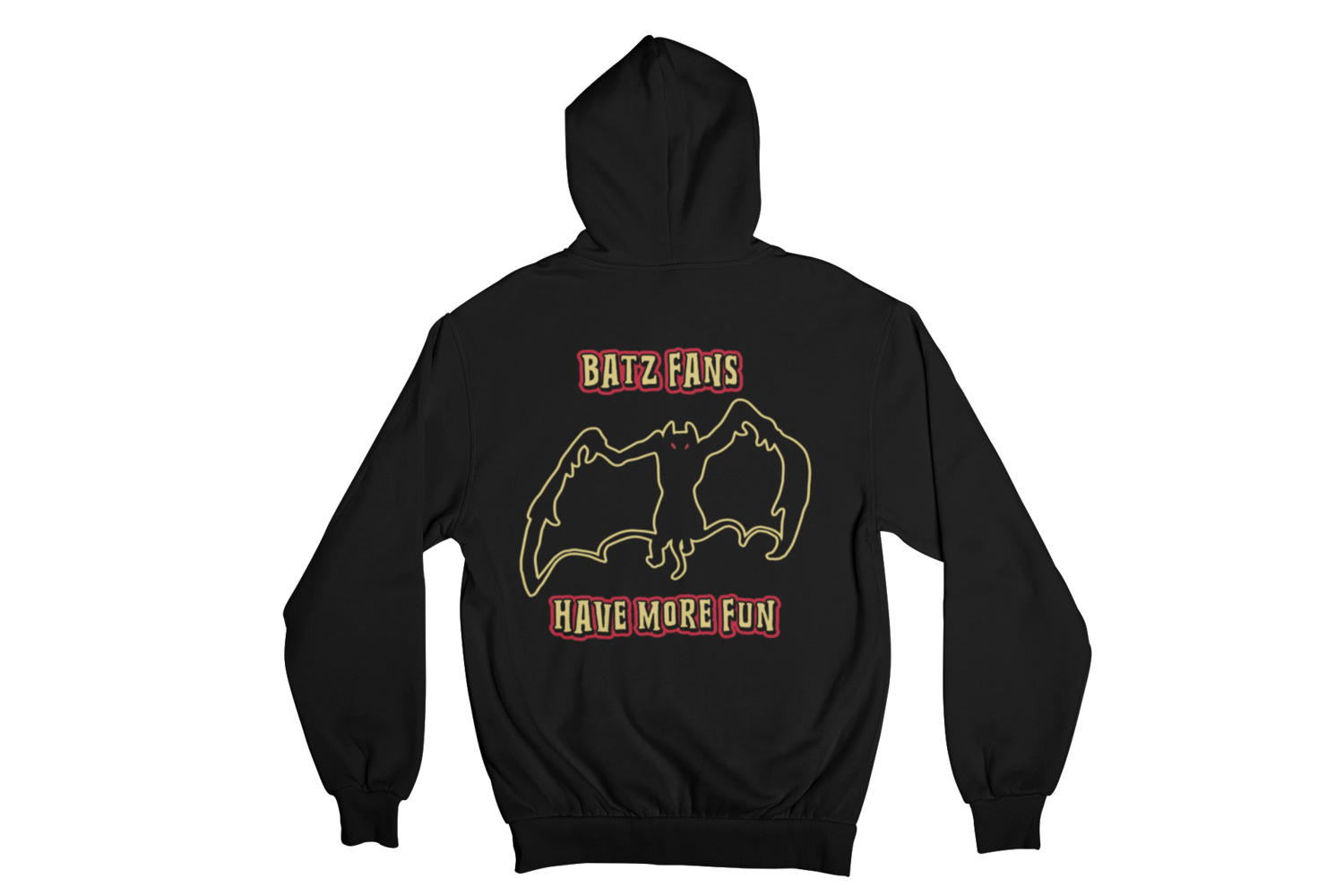 GUANA BATZ &quot;BATZ FANS&quot; HOODIE ZIP for MEN, Size: Small