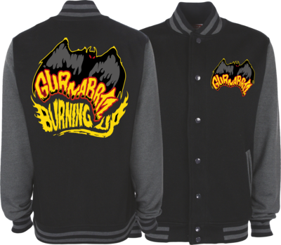 GUANA BATZ &quot;Burning Up&quot; VARSITY JACKET UNISEX