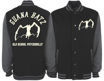 GUANA BATZ &quot;Old School Psychobilly&quot; VARSITY JACKET UNISEX