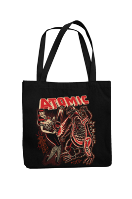 ATOMIC ! Cotton Bag  logo design SOL RAC