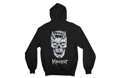 ASMODEUS &quot;DEMON SKULL&quot; HOODIE ZIP for WOMEN