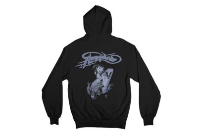 ASMODEUS &quot;WOMAN ZOMBIE EATER&quot; HOODIE ZIP for MEN