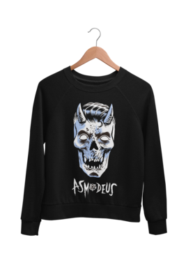 ASMODEUS &quot;DEMON SKULL&quot; SWEATSHIRT UNISEX