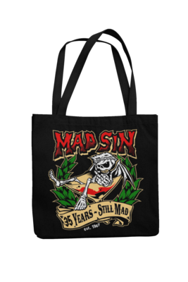 MAD SIN Cotton Bag still mad Round logo