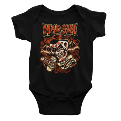MAD SIN &quot;Mean Machine&quot; BABY ONIESE