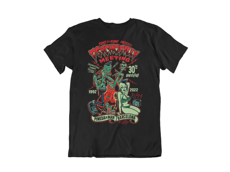 PSYCHOBILLY MEETING 2022 T-SHIRT BY SOLRAC
