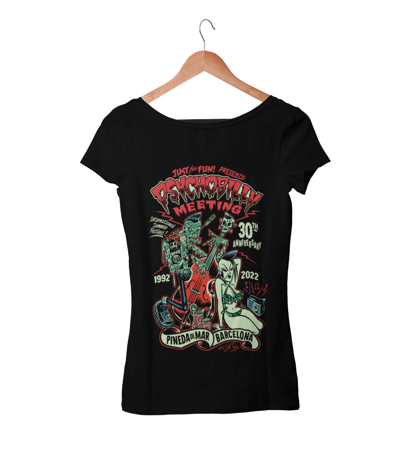 PSYCHOBILLY MEETING 2022 T-SHIRT WOMAN BY SOLRAC