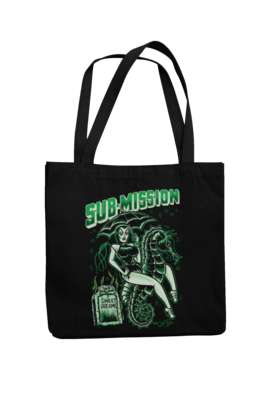SUB - MISSION Cotton Bag  logo design SOL RAC