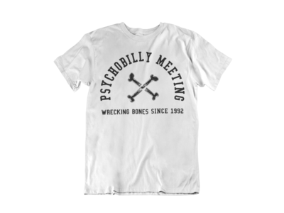 PSYCHOBILLY MEETING WRECKING BONES t-shirt men