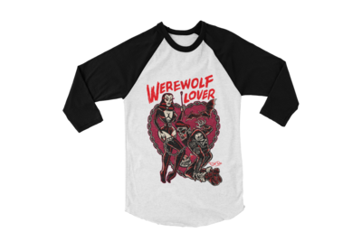 WEREWOLF LOVER BASEBALL LONG SLEEVE By SOL RAC