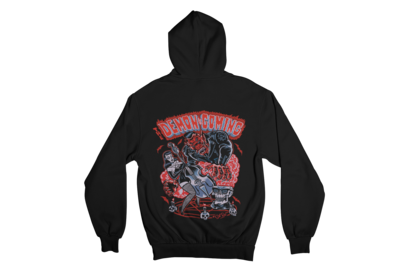 DEMON IS COMING HOODIE ZIP for WOMEN by SOL RAC