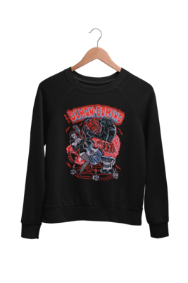 DEMON IS COMING LOVER SWEATSHIRT UNISEX by BY SOL RAC