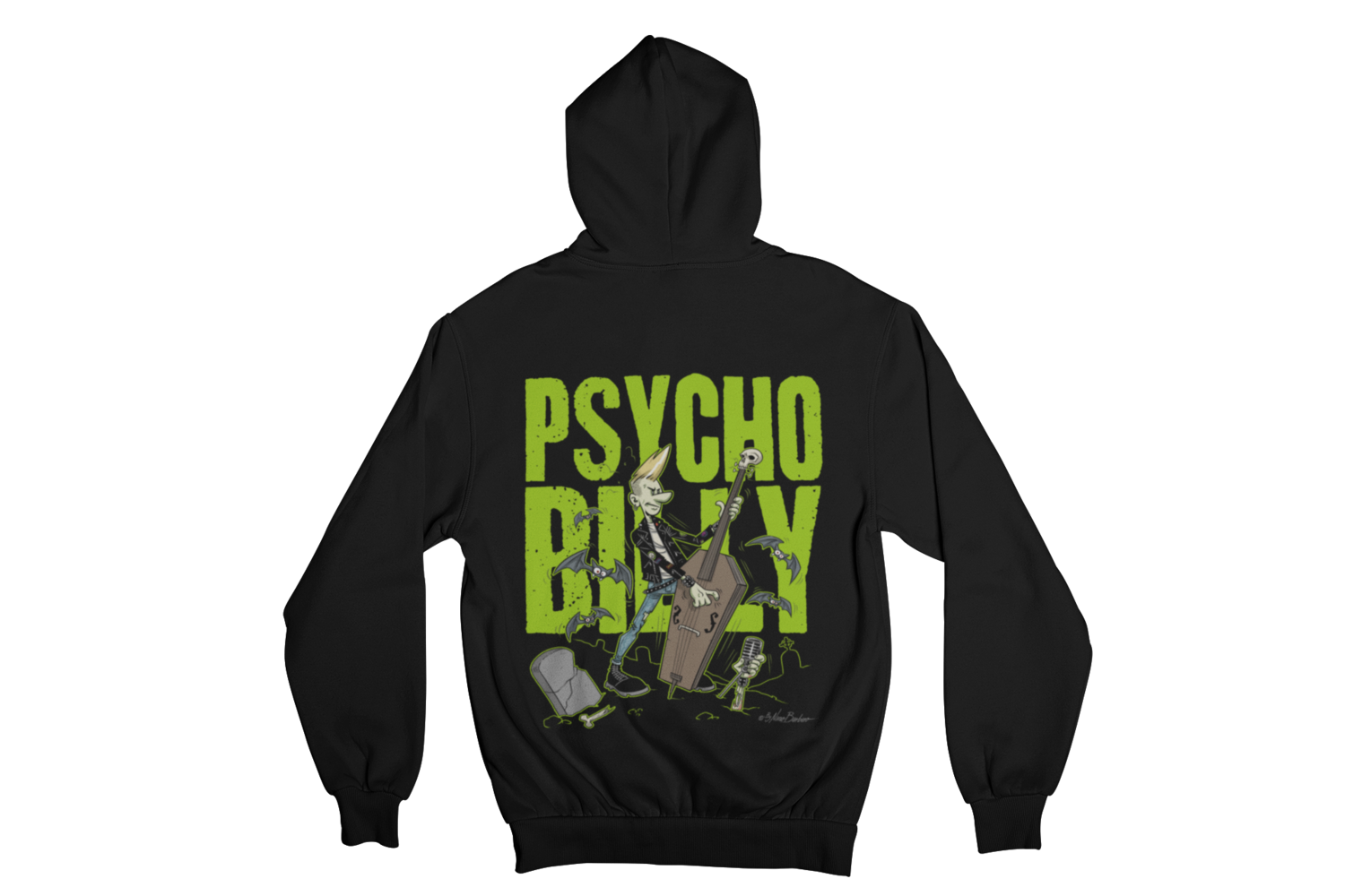 BILLY BANG PSYCHOBILLY HOODIE ZIP for WOMEN by NANO BARBERO