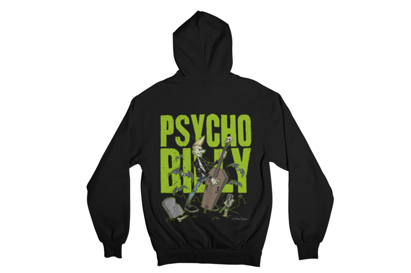 BILLY BANG PSYCHOBILLY HOODIE ZIP for MEN by NANO BARBERO