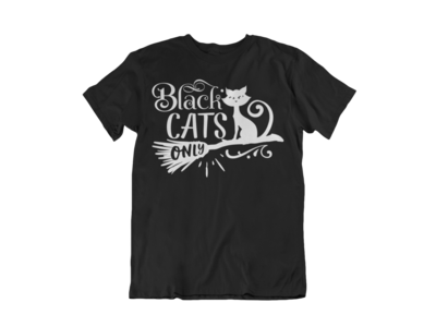 BLACK CATS ONLY T-SHIRT MAN