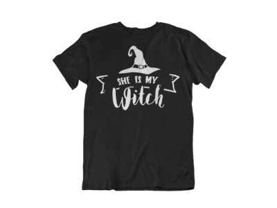 SHE IS MY WITCH T-SHIRT MAN