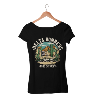 THE DELTA BOMBERS T-SHIRT &quot;THE DESERT&quot;  WOMEN