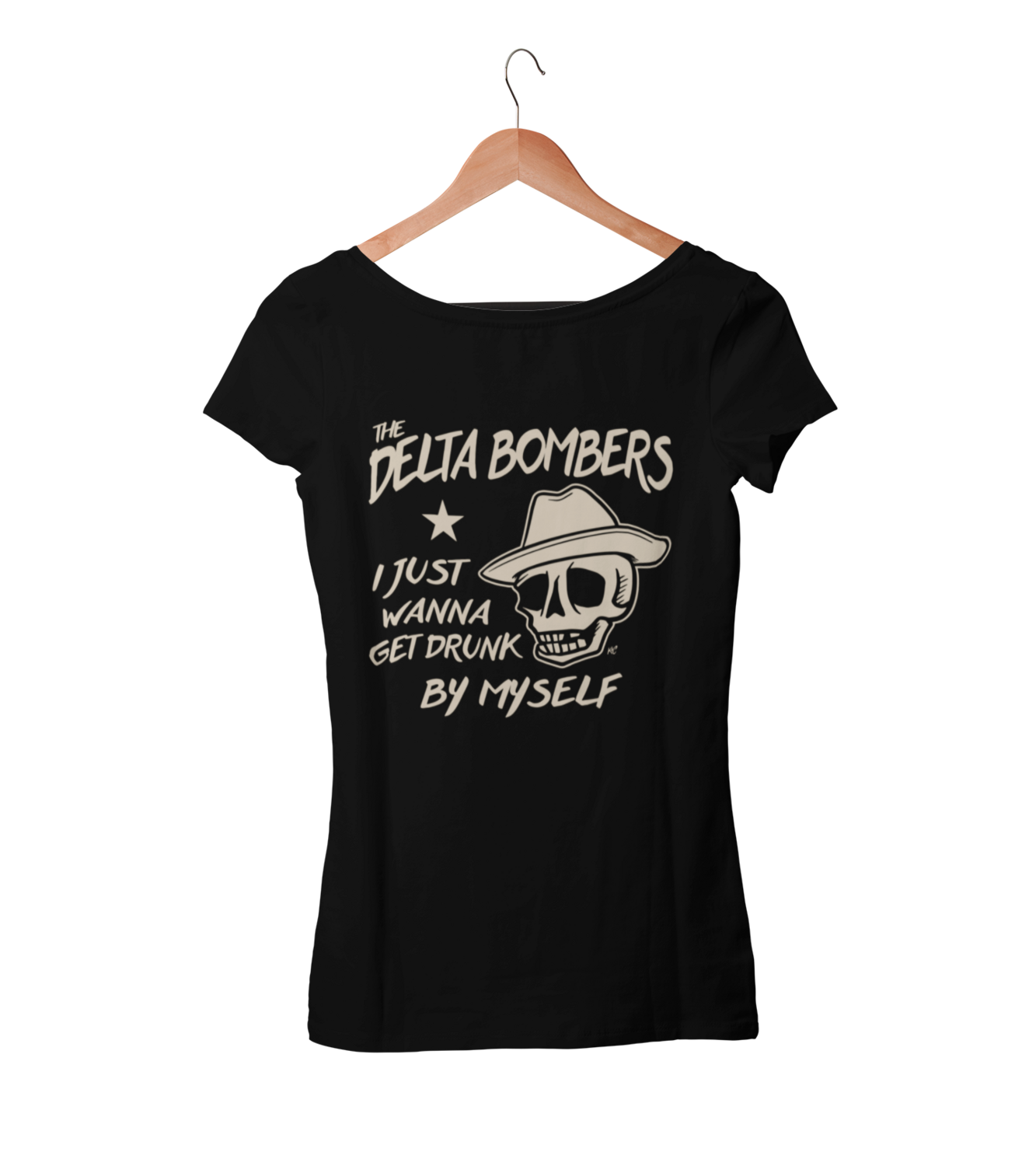 THE DELTA BOMBERS T-SHIRT &quot;DRUNK&quot;  WOMEN, Size: Small