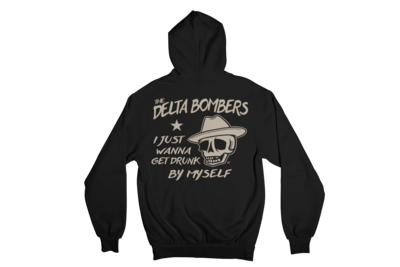 THE DELTA BOMBERS &quot;DRUNK&quot; HOODIE ZIP for WOMEN