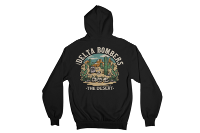 THE DELTA BOMBERS &quot;THE DESERT&quot; HOODIE ZIP for WOMEN