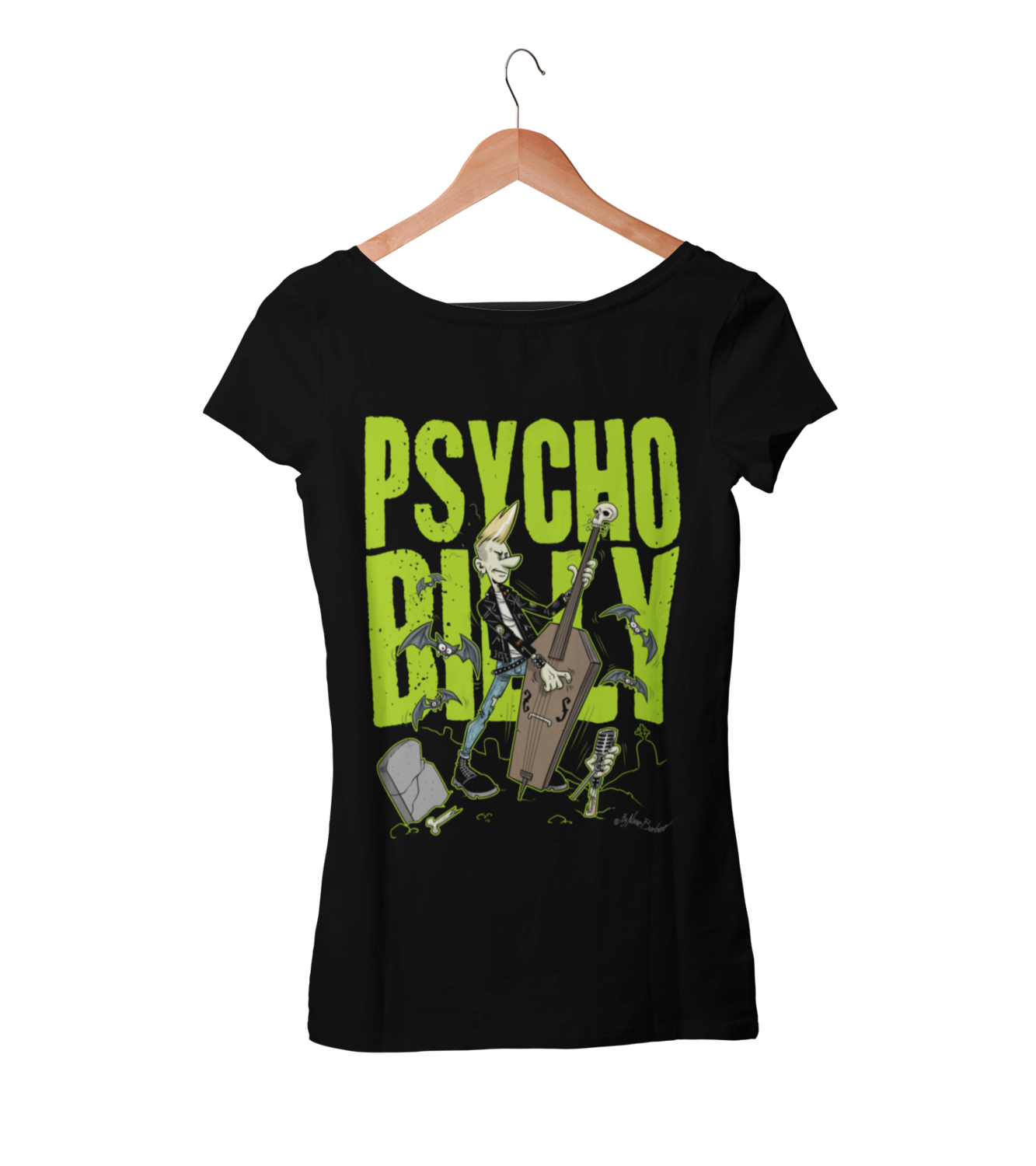 BILLY BANG PSYCHOBILLY T-SHIRT WOMAN by NANO BARBERO