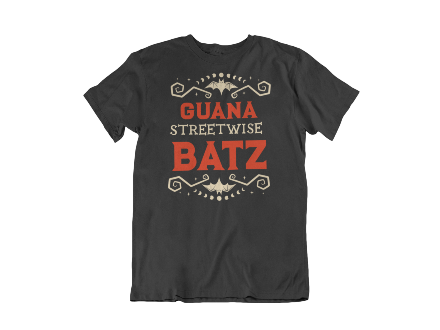 GUANA BATZ T-SHIRT &quot;STREETWISE&quot; for MEN, Colour: BLACK, Size: Small