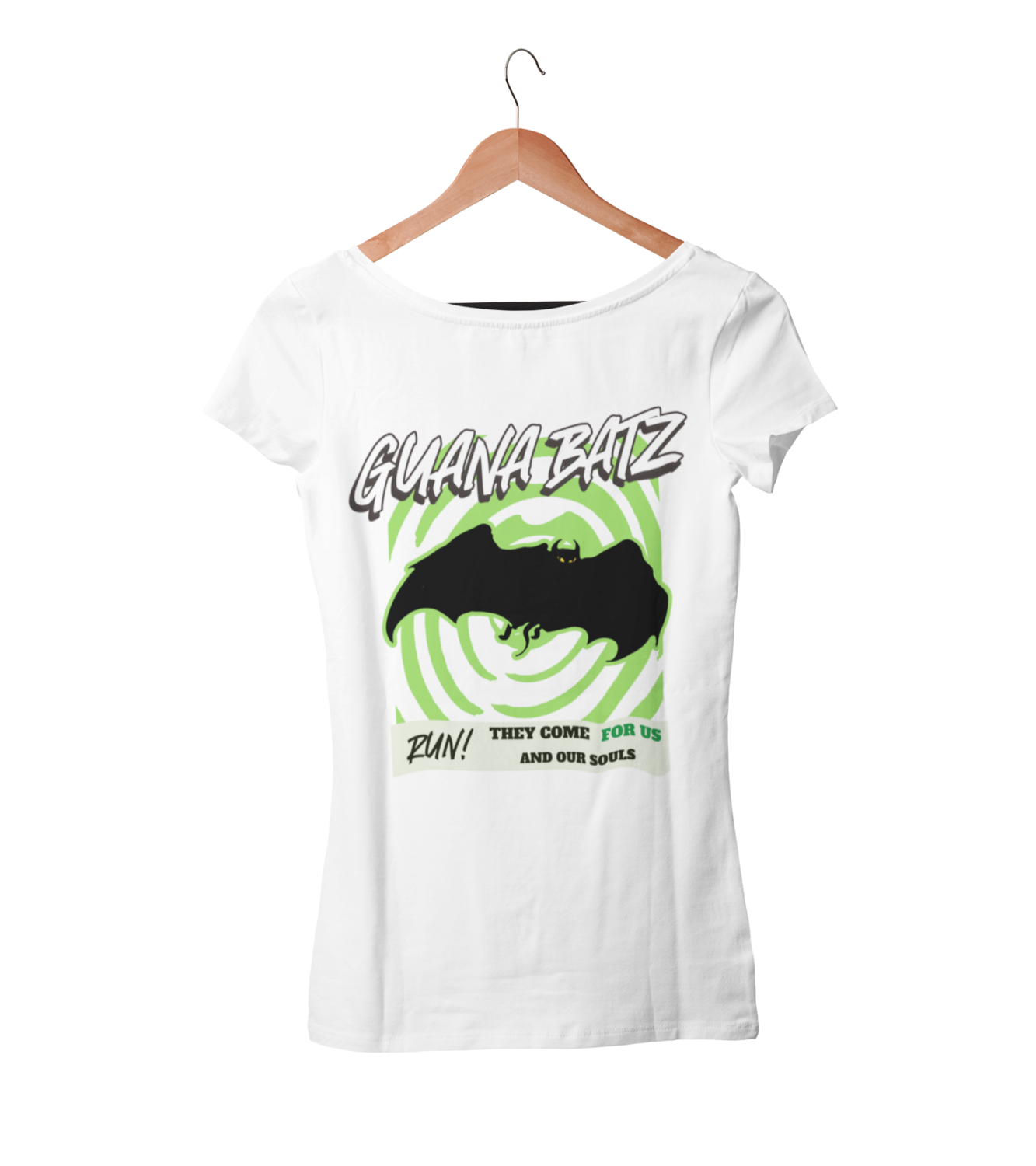 GUANA BATZ T-SHIRT &quot;RUN&quot; WOMEN, Colour: WHITE, Size: Small