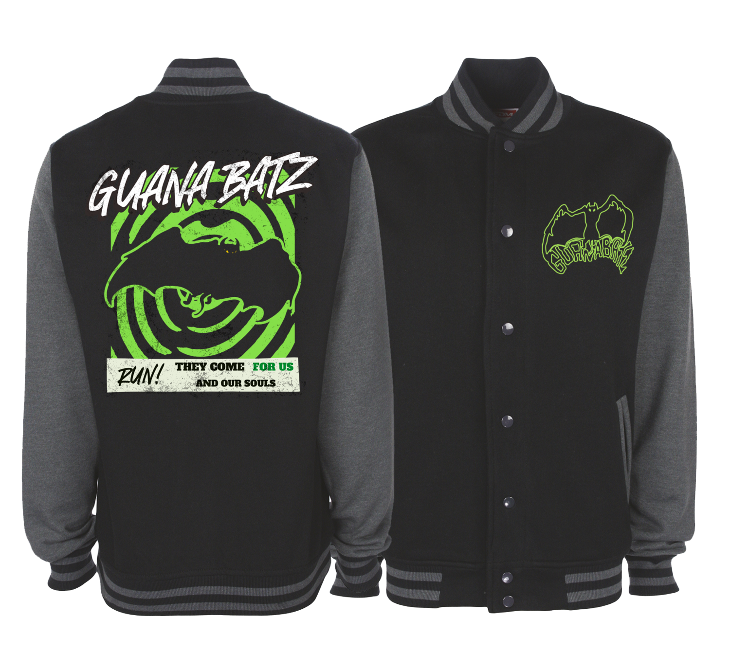 GUANA BATZ "Run" VARSITY JACKET UNISEX