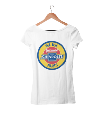 CHEVROLET PARTS LOGO T-SHIRT FOR WOMEN