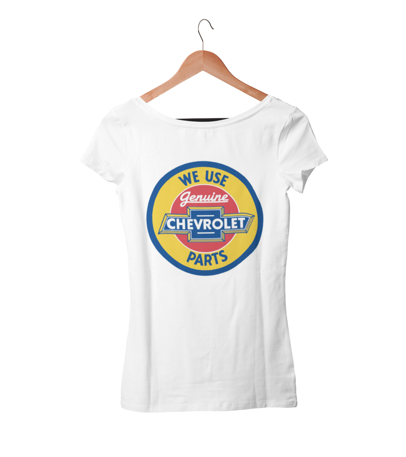 CHEVROLET PARTS LOGO T-SHIRT FOR WOMEN, Size: Small