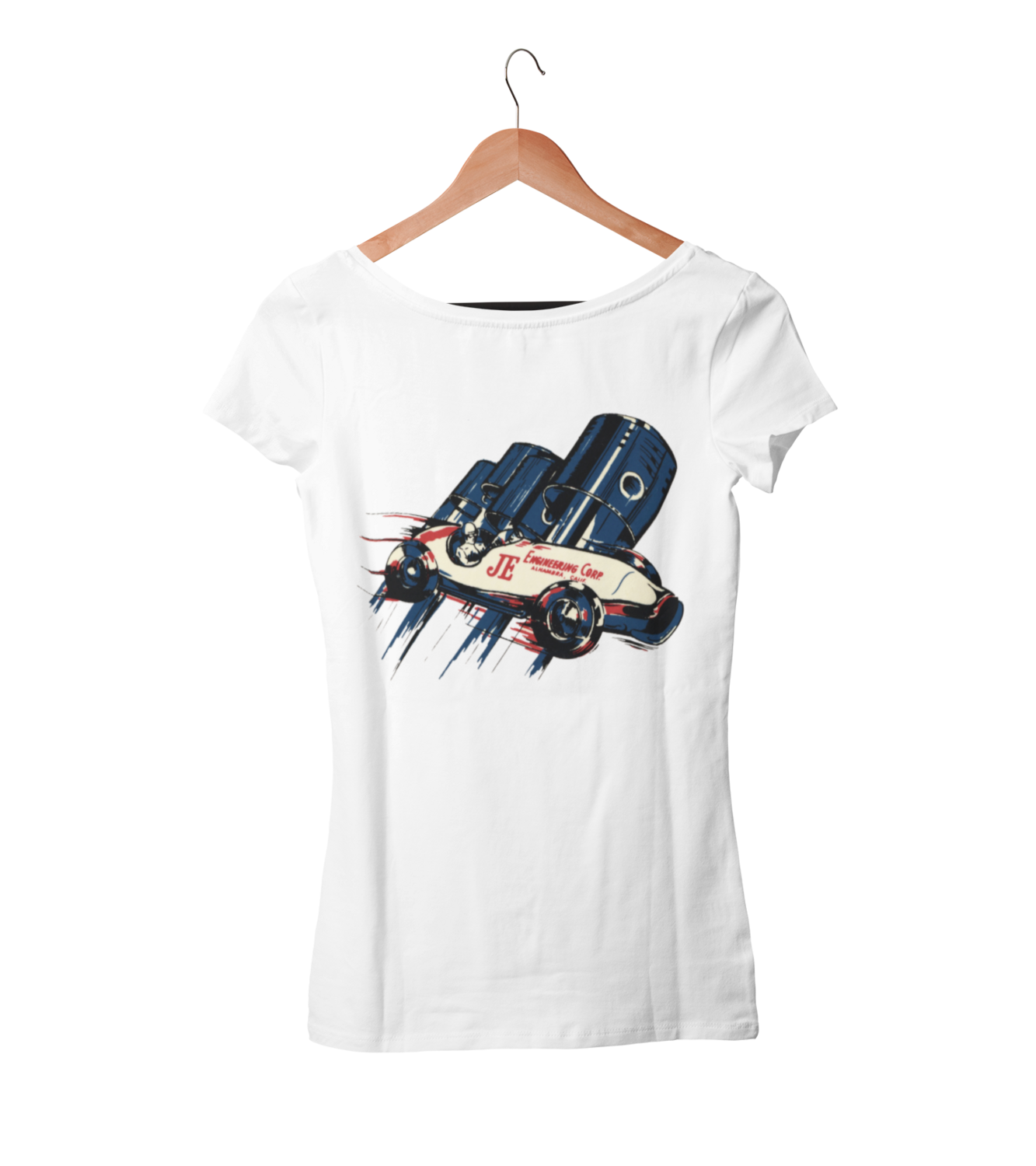 JE ENGINEERING CORP T-SHIRT FOR WOMEN, Size: Small