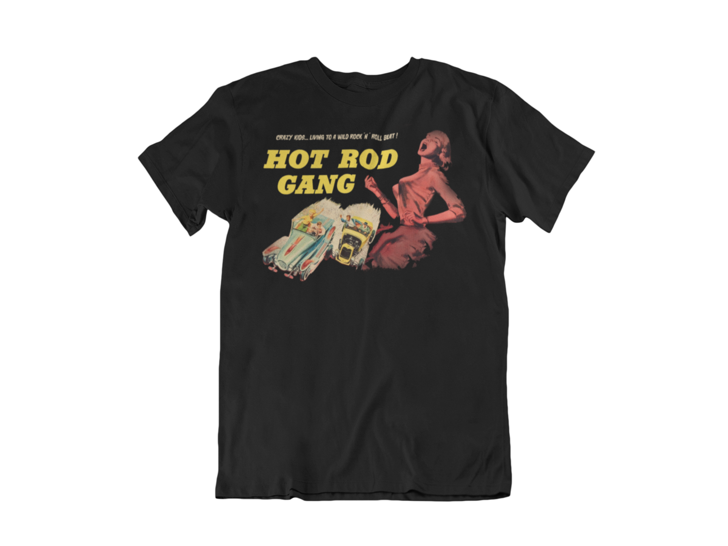HOT ROD GANG T-SHIRT FOR MEN, Size: Small