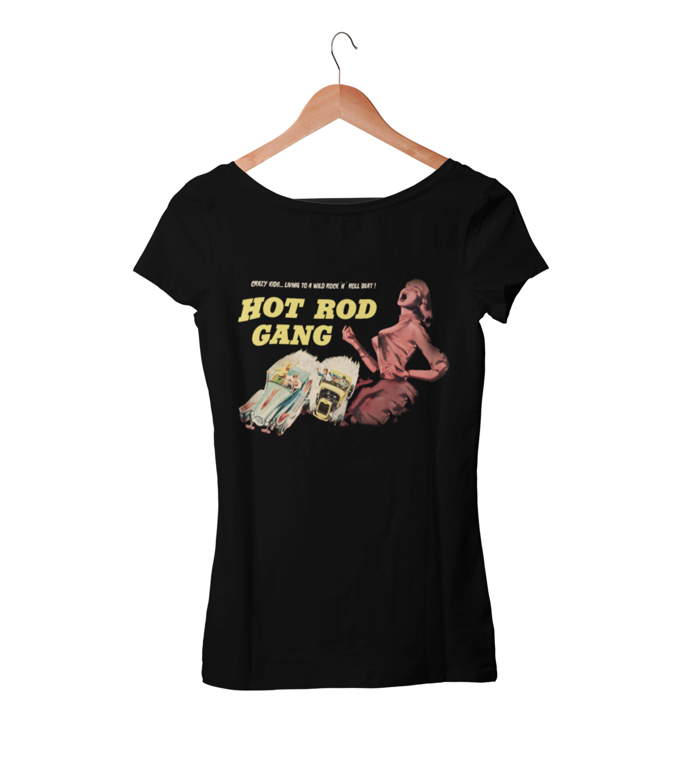 HOT ROD GANG T-SHIRT FOR WOMEN, Size: Small