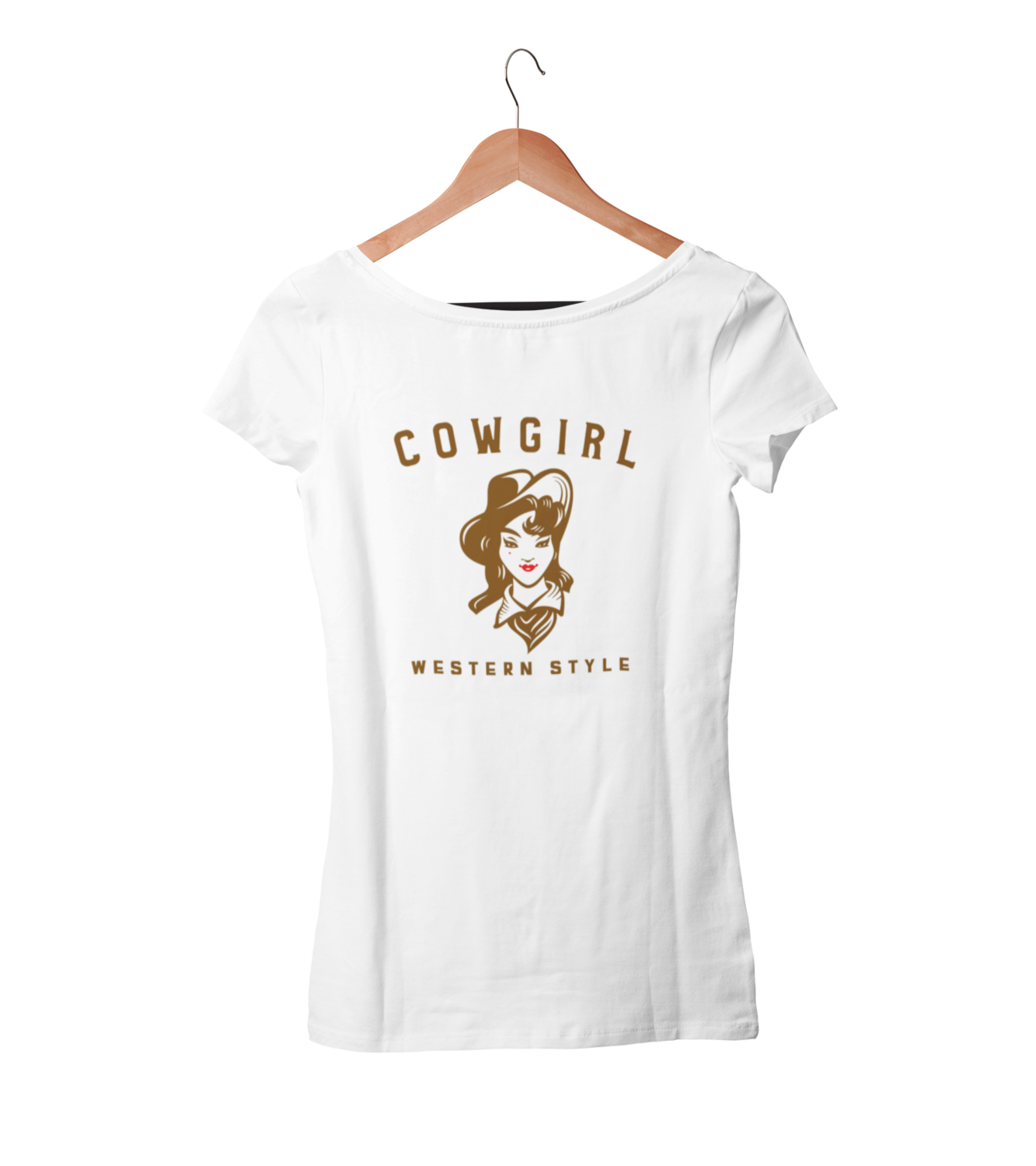 COWGIRL T-SHIRT WOMAN, Colour: WHITE, Size: Large