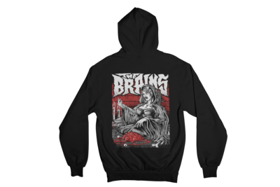 THE BRAINS &quot;WITCH&quot; HOODIE ZIP for WOMEN