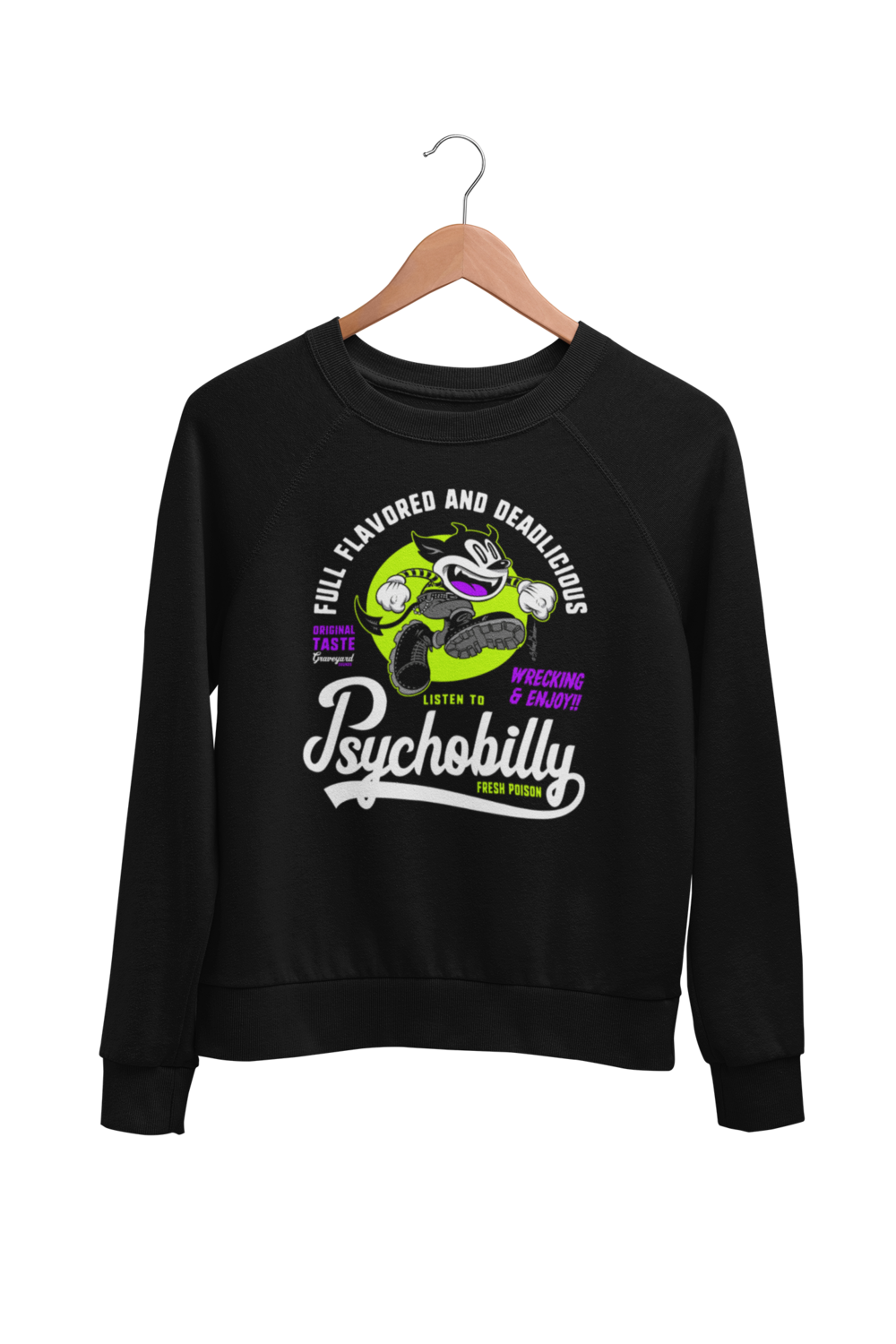 PSYCHO KID SWEATSHIRT UNISEX BY NANO BARBERO